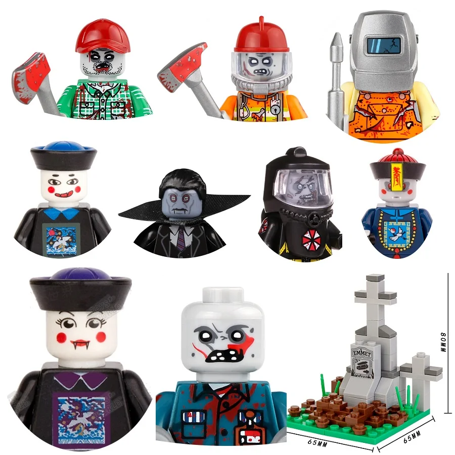 Halloween Michael Myers China Zombie Hat War Building Block 1 Set Wednesday Vampire Skeleton Pumpkin Mini Action Figure Toy
Halloween Michael Myers China Zombie Hat War Building Block 1 Set Wednesday Vampire Skeleton Pumpkin Mini Action Figure Toy