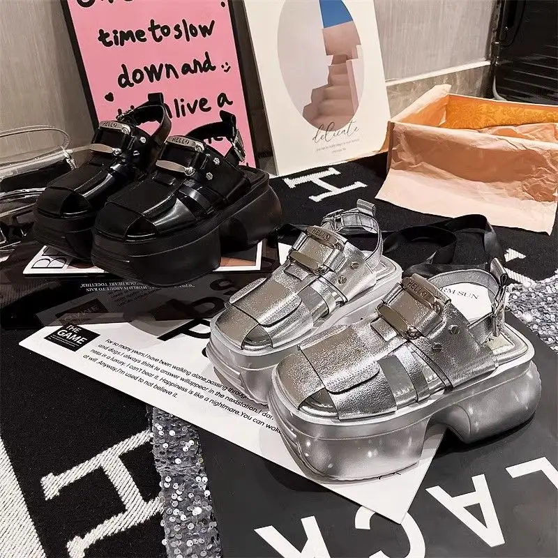 Baroque Women's Mary Jane Versatile Niche Woven Pitcher Plant Shoes Square Buckle Closed Toe Platform Roman Small Sandals
Baroque Women's Mary Jane Versatile Niche Woven Pitcher Plant Shoes Square Buckle Closed Toe Platform Roman Small Sandals