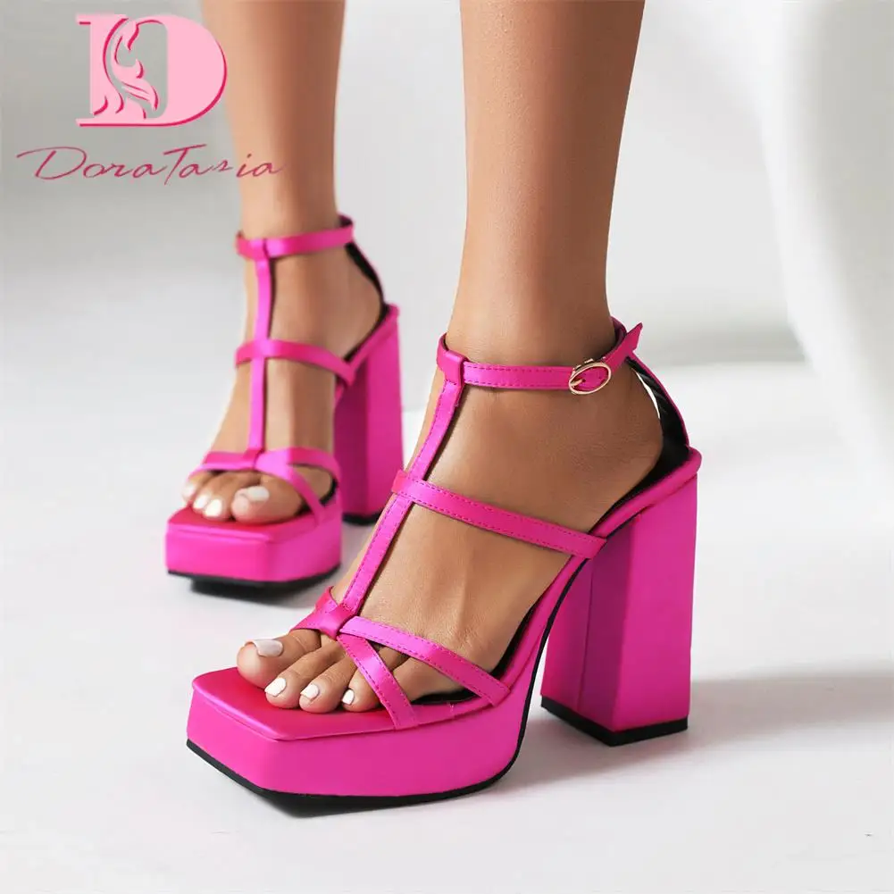 Big Size 35-43 Brand New Ladies Platform Summer Sandals Fashion Thick High Heels women's Sandals Party Office Sexy Shoes Woman
Big Size 35-43 Brand New Ladies Platform Summer Sandals Fashion Thick High Heels women's Sandals Party Office Sexy Shoes Woman
