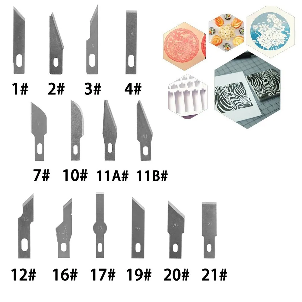 10pcs Carving Blade Craft Multifunction Steel Blade For DIY Wood Cardboard Paper Plastic Craft Cutting Hand Tools Antirust
10pcs Carving Blade Craft Multifunction Steel Blade For DIY Wood Cardboard Paper Plastic Craft Cutting Hand Tools Antirust