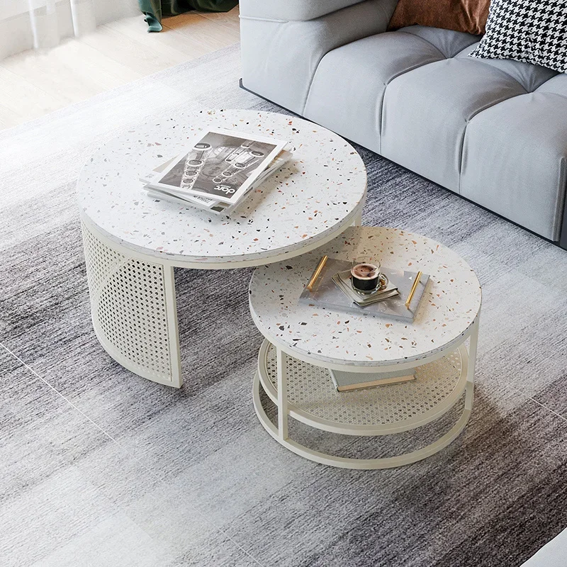 End Side Table Living Room Furniture Large Coffee Table Household White Round Coffee Table Bedside Simple Bedside Mesa Modern
End Side Table Living Room Furniture Large Coffee Table Household White Round Coffee Table Bedside Simple Bedside Mesa Modern