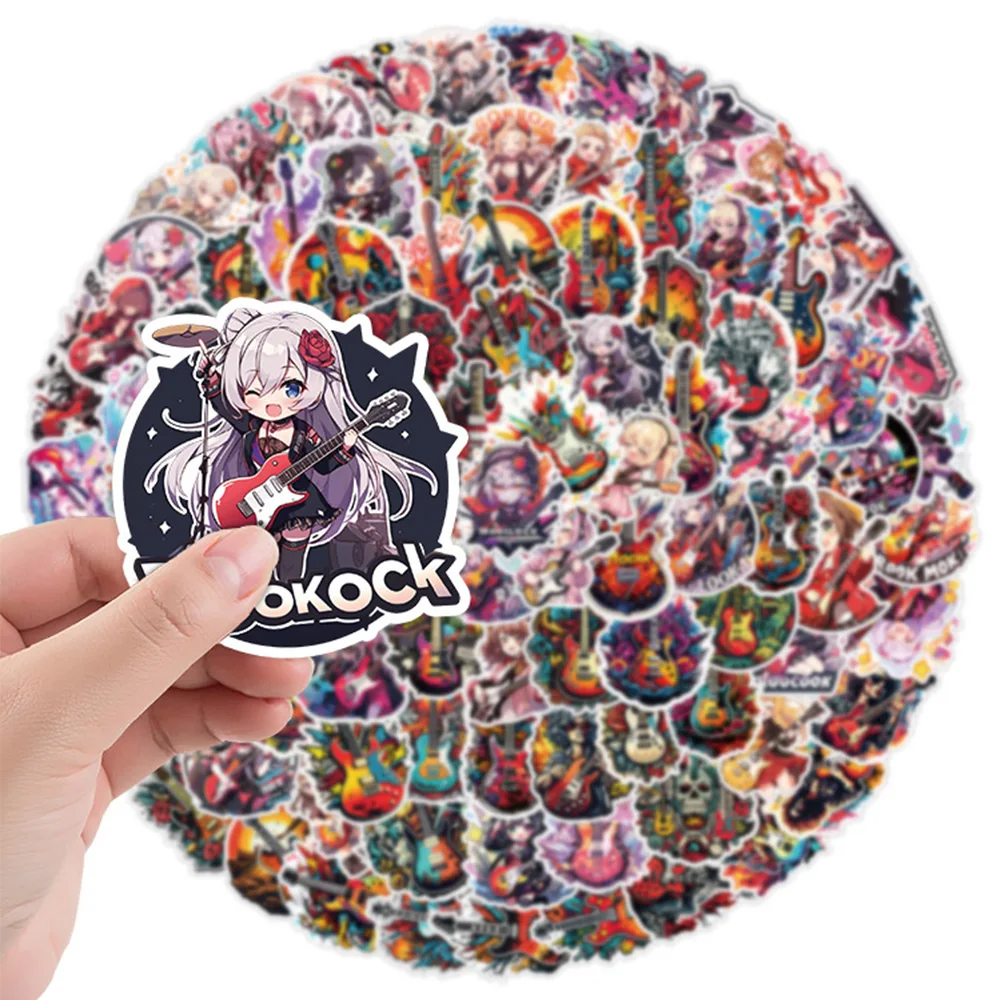 10/30/50/100pcs Cute Anime Rock Guitar Girls Stickers Cool Gothic Style Graffiti Sticker Phone Motorcycle Luggage Cartoon Decals
10/30/50/100pcs Cute Anime Rock Guitar Girls Stickers Cool Gothic Style Graffiti Sticker Phone Motorcycle Luggage Cartoon Decals