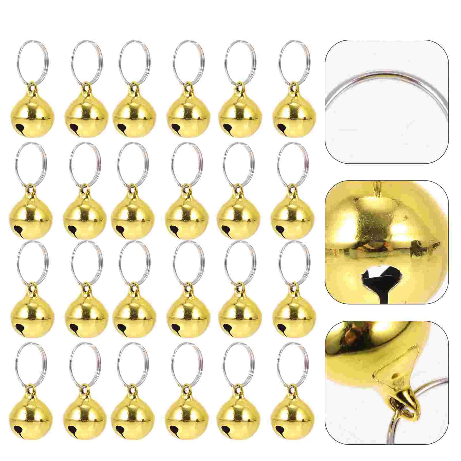 24 Pcs Pet Bell Accessories Training Collar Charm Decor Adorable Dog Bells Pendant
24 Pcs Pet Bell Accessories Training Collar Charm Decor Adorable Dog Bells Pendant