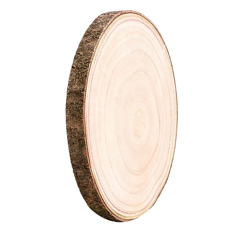 

2023 Hot-3 Pcs Large Wood Slices For Centerpieces, Wood Rounds For Wedding Centerpiece, DIY Projects, Painting, Etc