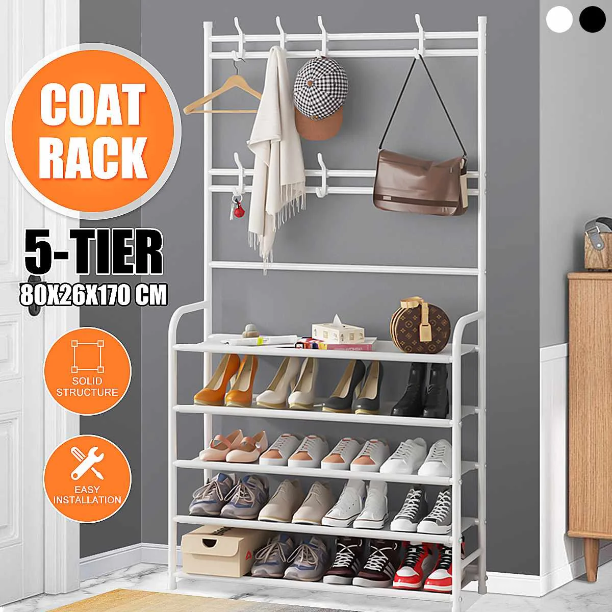 5 Tiers Metal Coat Rack Clothes Rack Drying Clothes Rack Floor Hanger Clothing Cabinet Clothes Organizer Closet Home Furniture
5 Tiers Metal Coat Rack Clothes Rack Drying Clothes Rack Floor Hanger Clothing Cabinet Clothes Organizer Closet Home Furniture