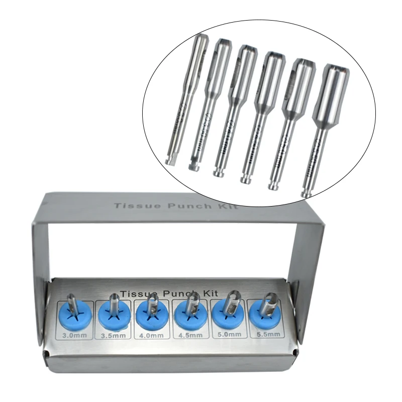 Dental Implant Trephine Bur Drill Tissue Punch Stainless Steel Planting Tools Surgical Instrument Suitable for Low Speed Machine
Dental Implant Trephine Bur Drill Tissue Punch Stainless Steel Planting Tools Surgical Instrument Suitable for Low Speed Machine