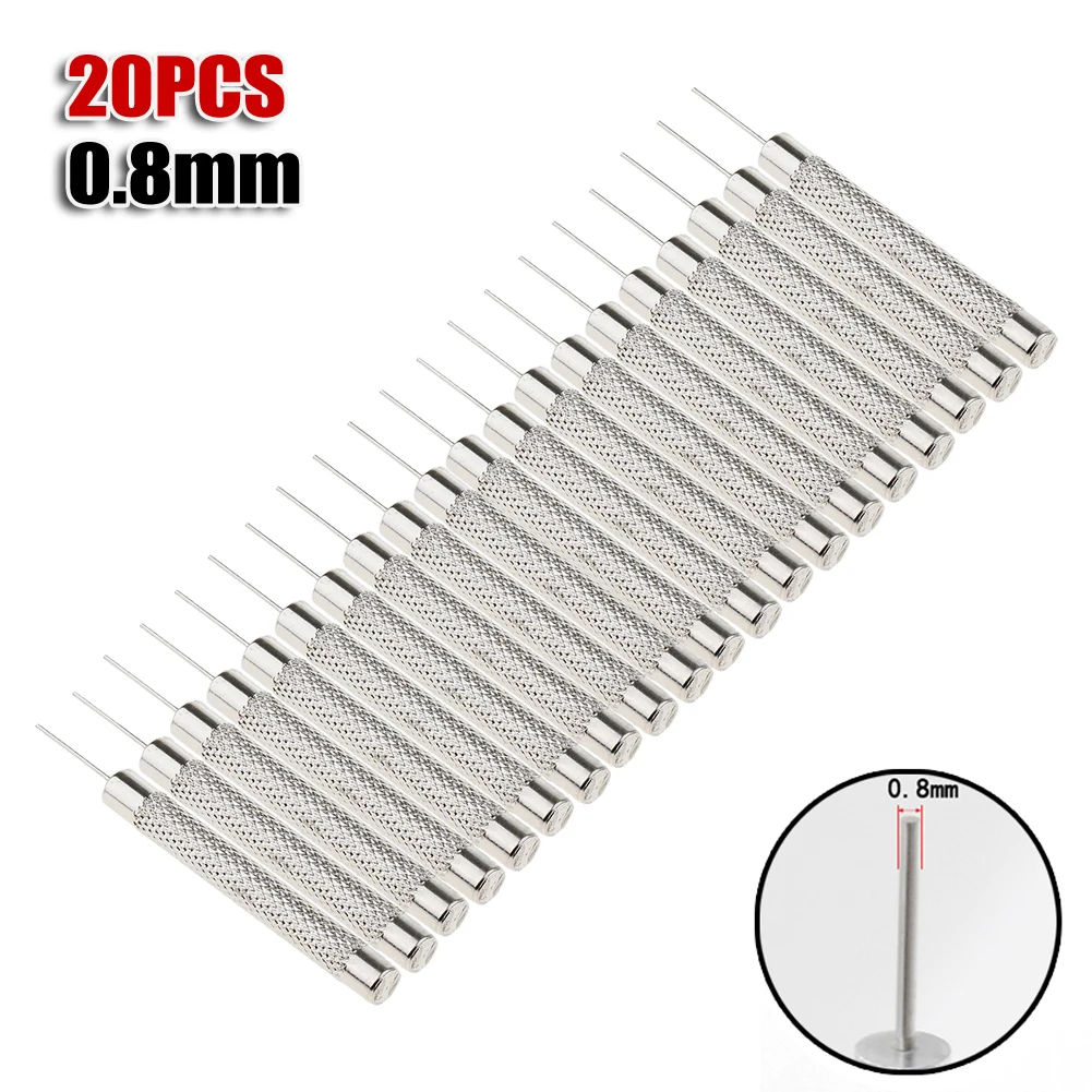 20Pcs Pin Punch Aluminum Alloy Hand Tools Pin Punch Remove Adjust Watch Silver Workshop Equipment For Watch Repair Tool
20Pcs Pin Punch Aluminum Alloy Hand Tools Pin Punch Remove Adjust Watch Silver Workshop Equipment For Watch Repair Tool