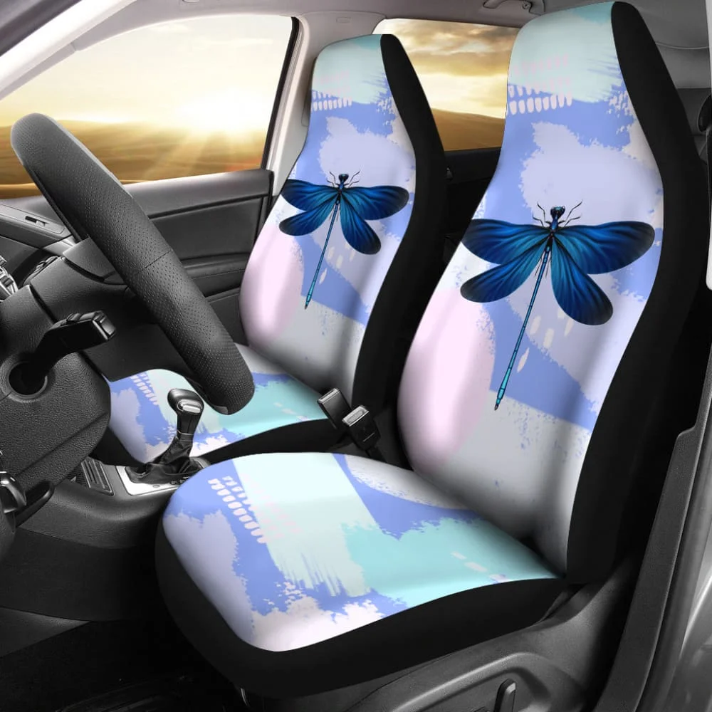 Blue Dragonfly Watercolor Car Seat Covers,Pack of 2 Universal Front Seat Protective Cover
Blue Dragonfly Watercolor Car Seat Covers,Pack of 2 Universal Front Seat Protective Cover