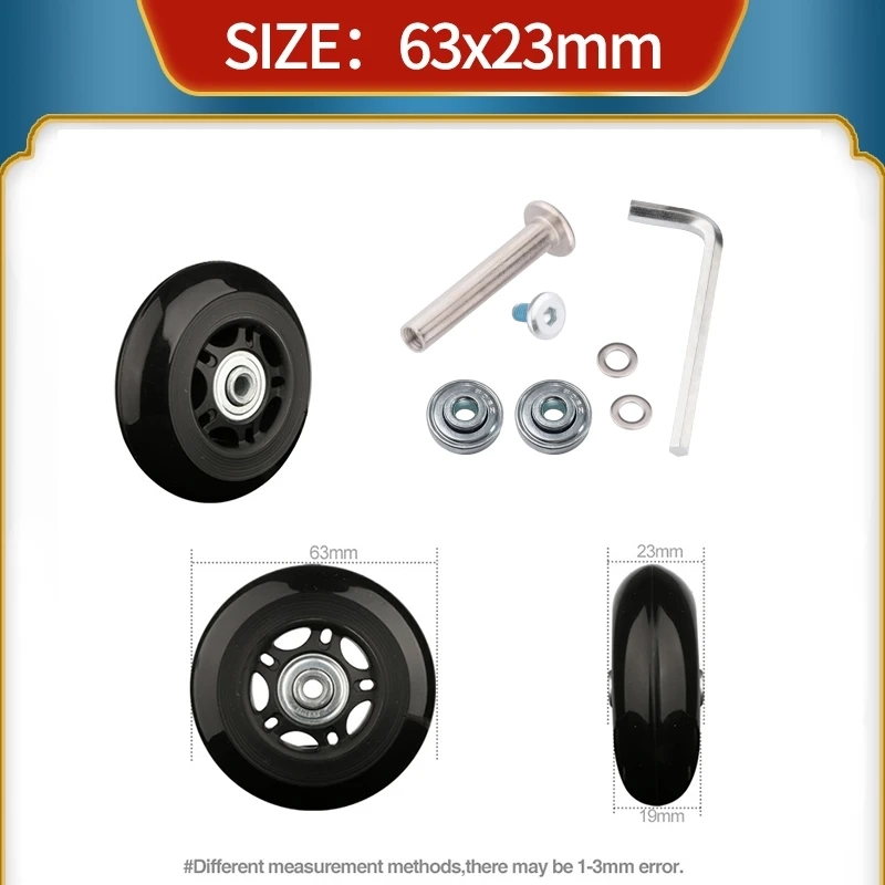 Suitcase Wheel Trolley Case Accessories Replacement Universal Wheel Suitcase Suitcase Cloth Case Roller Pulley Universal Wheel
Suitcase Wheel Trolley Case Accessories Replacement Universal Wheel Suitcase Suitcase Cloth Case Roller Pulley Universal Wheel