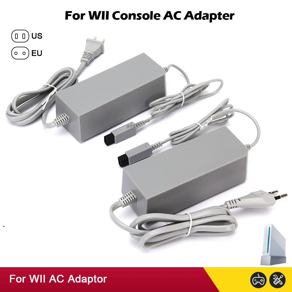 NEW EU US Plug Replacement Wall AC Power Adapter Supply Cord Cable For Wii Console AC Adapter Replacement Charger For WII Host NEW EU US Plug Replacement Wall AC Power Adapter Supply Cord Cable For Wii Console AC Adapter Replacement Charger For WII Host