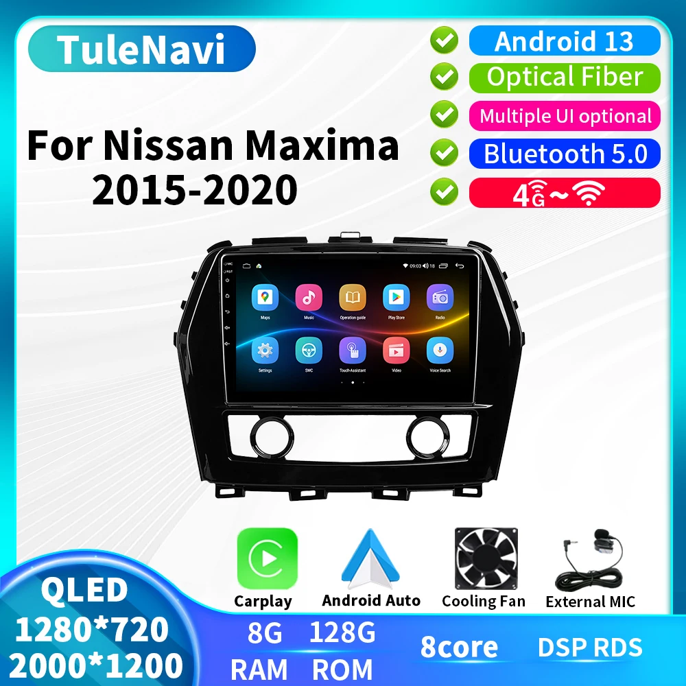 Автомагнитола Carplay для Nissan Maxima, мультимедийный проигрыватель на Android 13, 128 ГГц, 10 дюймов, с GPS-навигацией, для Nissan Maxima 2015, 2016, 2017, 2018, 2019, 2020
Автомагнитола Carplay для Nissan Maxima, мультимедийный проигрыватель на Android 13, 128 ГГц, 10 дюймов, с GPS-навигацией, для Nissan Maxima 2015, 2016, 2017, 2018, 2019, 2020