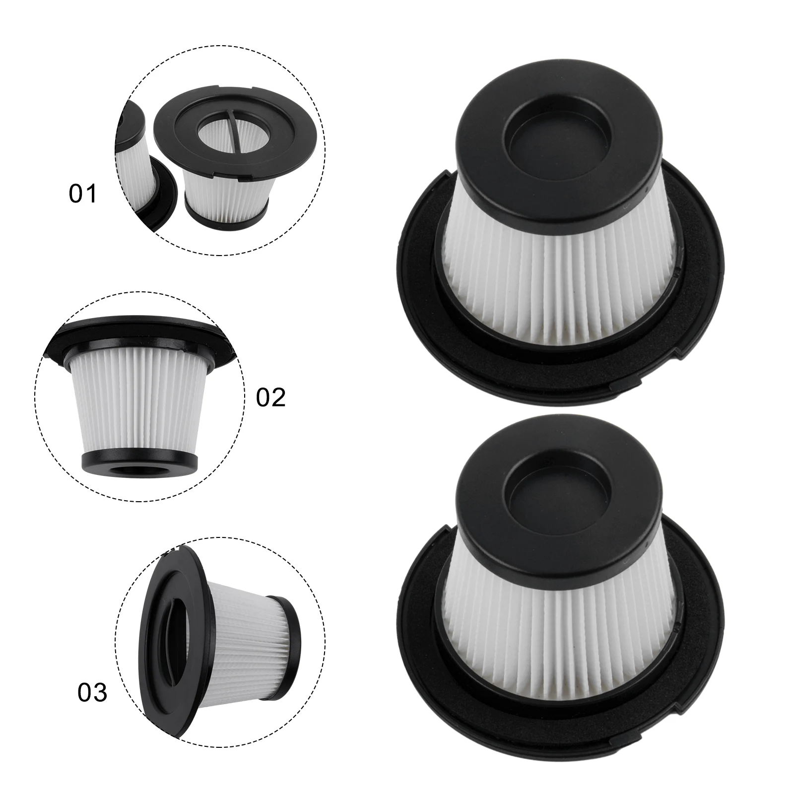High Quality Vacuum Cleaner Accessories Sweeper Filters Cordless Vacuum Cleaner 2pcs Hepa Filters Vacuum Cleaner Accessories
High Quality Vacuum Cleaner Accessories Sweeper Filters Cordless Vacuum Cleaner 2pcs Hepa Filters Vacuum Cleaner Accessories