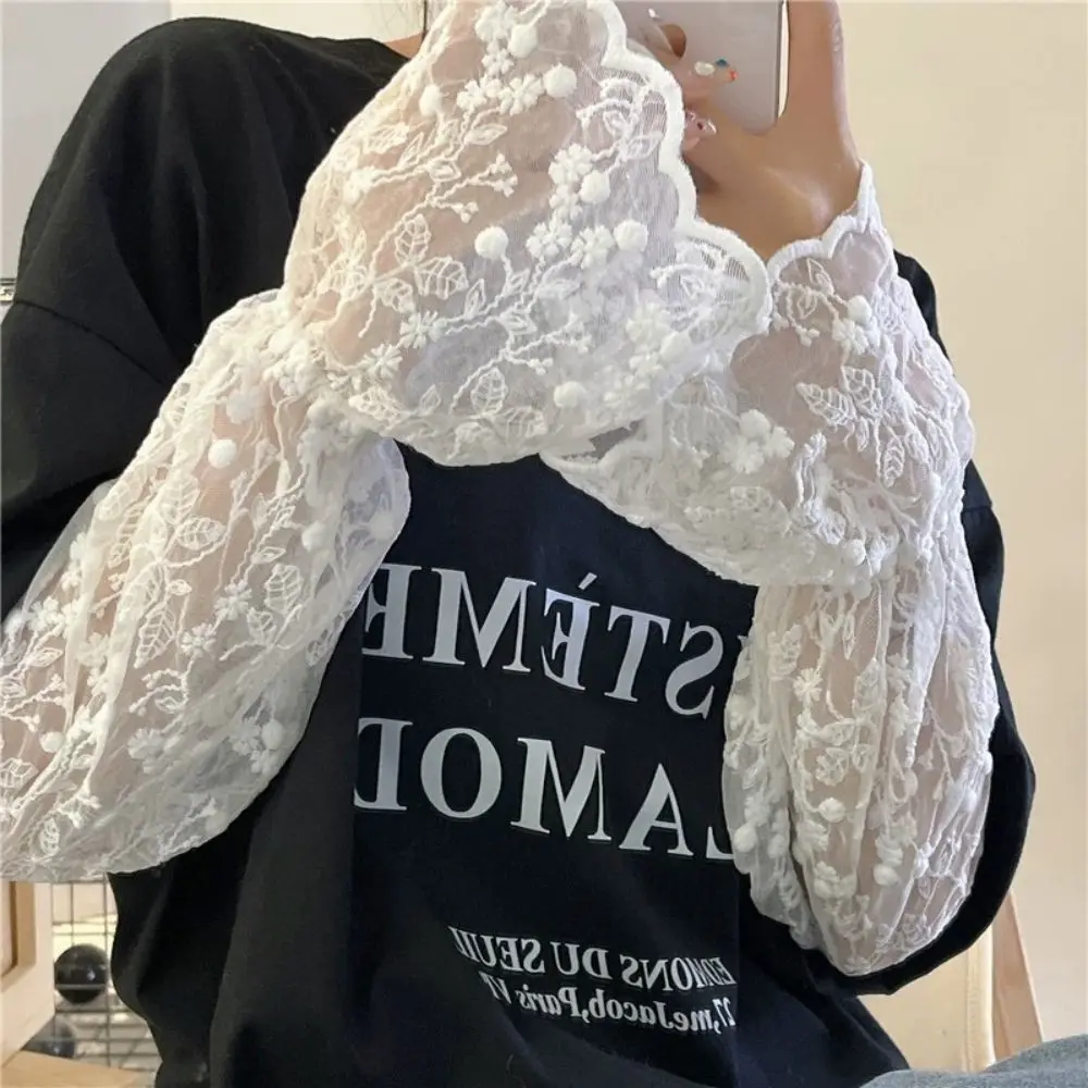 Women Summer Long Sun-protective Sleeve Sweet Lace Floral Arm Sleeves Sun Protection Sleeves Arms Cover UV Solar Cool Muff New
Women Summer Long Sun-protective Sleeve Sweet Lace Floral Arm Sleeves Sun Protection Sleeves Arms Cover UV Solar Cool Muff New