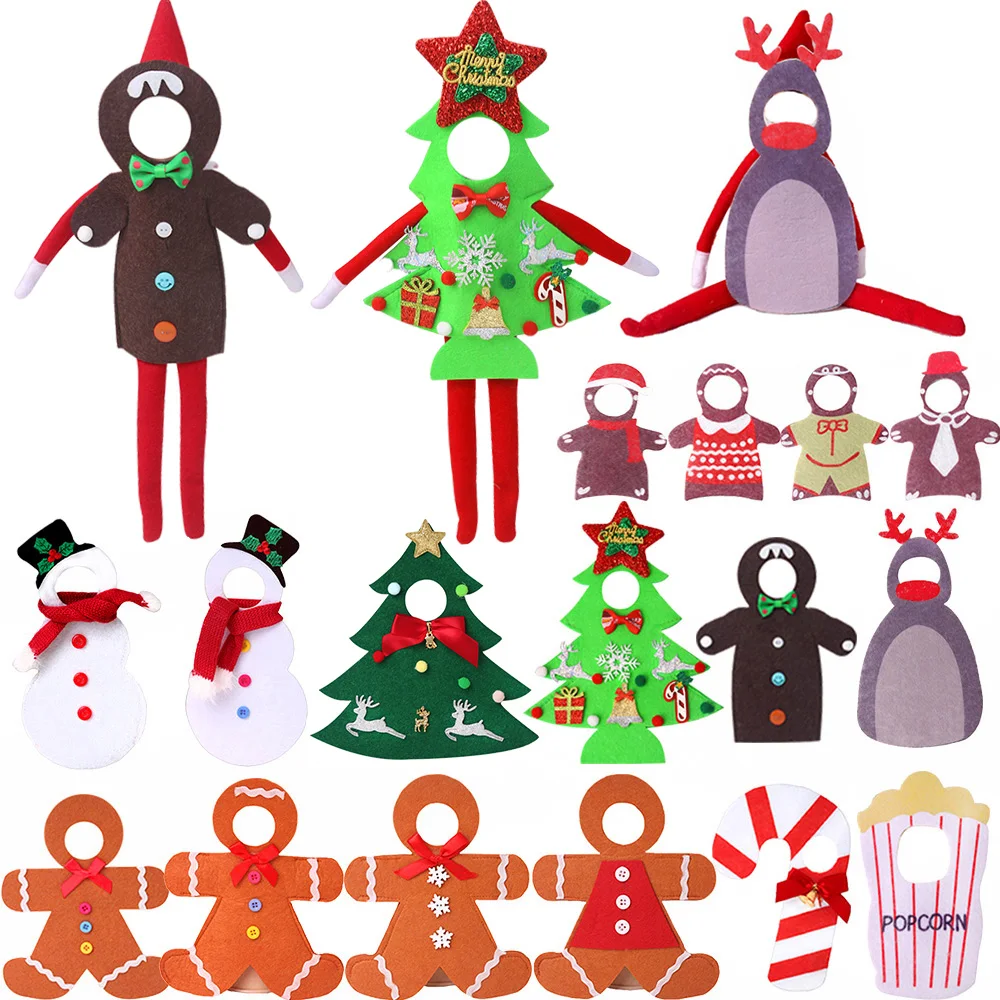 Christmas Elf Doll Green Christmas Tree Gingerbread Man Snowman Red Scarf for Elf on the Shelf Clothes and Accessories Gifts
Christmas Elf Doll Green Christmas Tree Gingerbread Man Snowman Red Scarf for Elf on the Shelf Clothes and Accessories Gifts