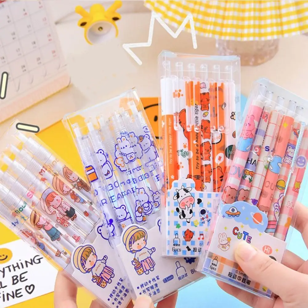 Kawaii Cartoon Office Supplies School Black Ink Gel Pen Set Press Ballpoint Pen Neutral Gel Pen 0.5mm Writing Pen
Kawaii Cartoon Office Supplies School Black Ink Gel Pen Set Press Ballpoint Pen Neutral Gel Pen 0.5mm Writing Pen