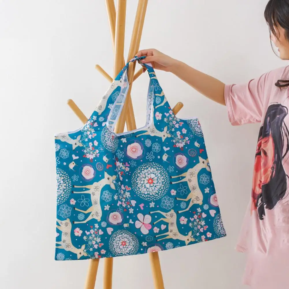 Foldable Shopping Bag Eco-Friendly High Capacity Fashion Printing Washable Reusable Oxford Travel Grocery Pouch Handbags Tote
Foldable Shopping Bag Eco-Friendly High Capacity Fashion Printing Washable Reusable Oxford Travel Grocery Pouch Handbags Tote
