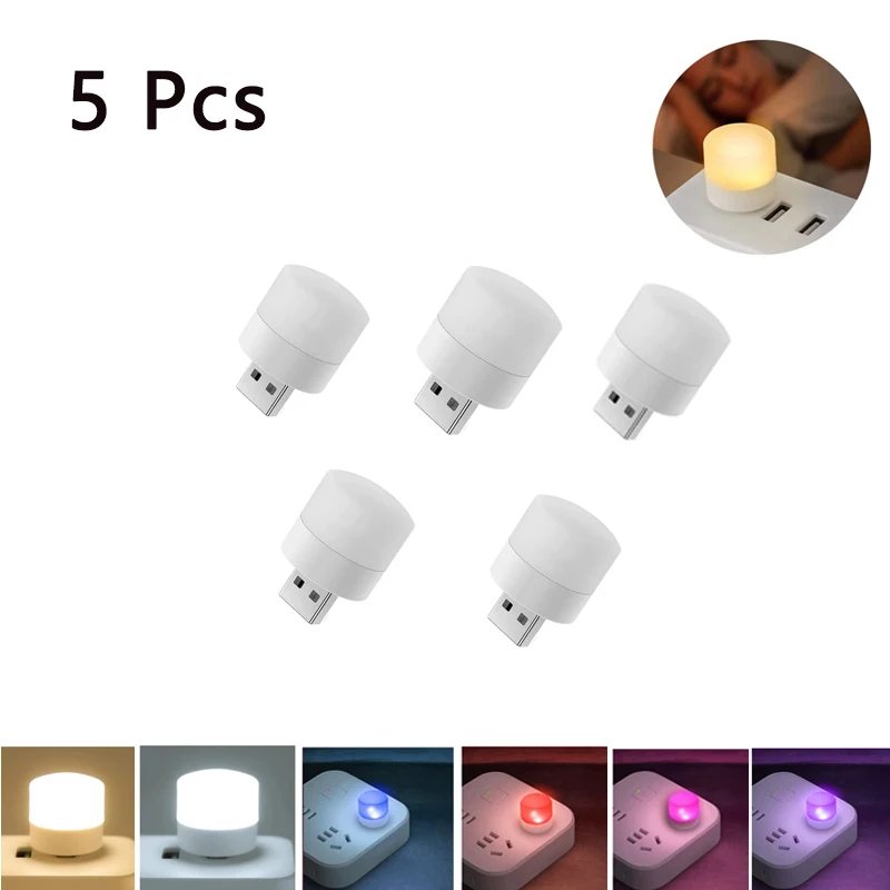 5 Pcs Mini USB Plug Lamp LED Eye Protection Reading Light Computer Mobile Power Charging USB Book Lamp Round Night Light
5 Pcs Mini USB Plug Lamp LED Eye Protection Reading Light Computer Mobile Power Charging USB Book Lamp Round Night Light