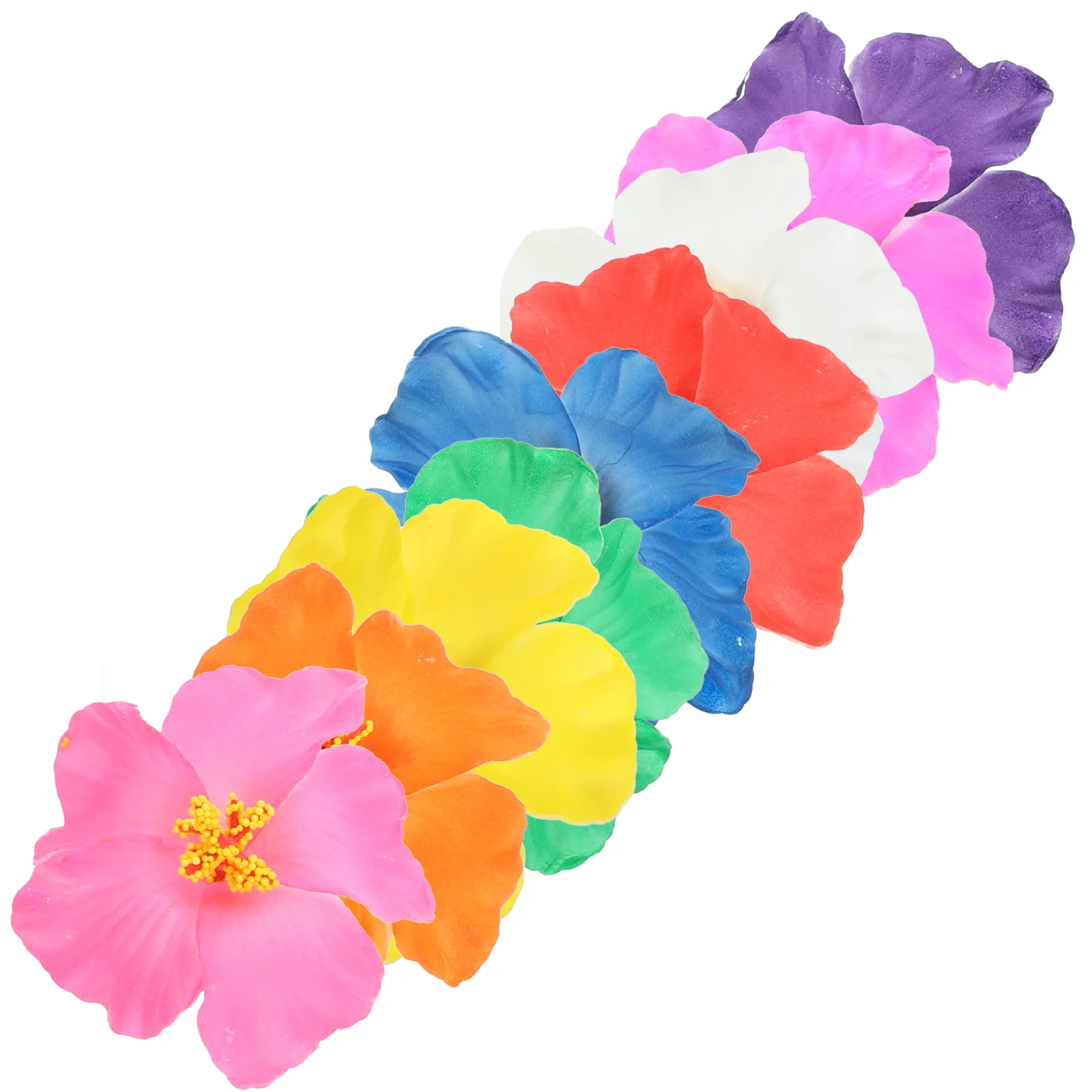 

Hibiscus Hair Clip Hawaiian Flower Hair Barrettes Women Girls Hawaii Tropical Luau Summer Beach Party Supplies Wedding