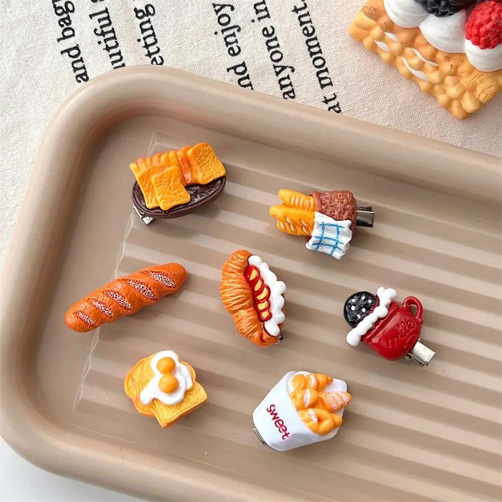 Funny Simulated Bread Food Duckbill Clip Creative Toast Bangs Clip Hair Clip Cute Hair Accessories for Girls
Funny Simulated Bread Food Duckbill Clip Creative Toast Bangs Clip Hair Clip Cute Hair Accessories for Girls