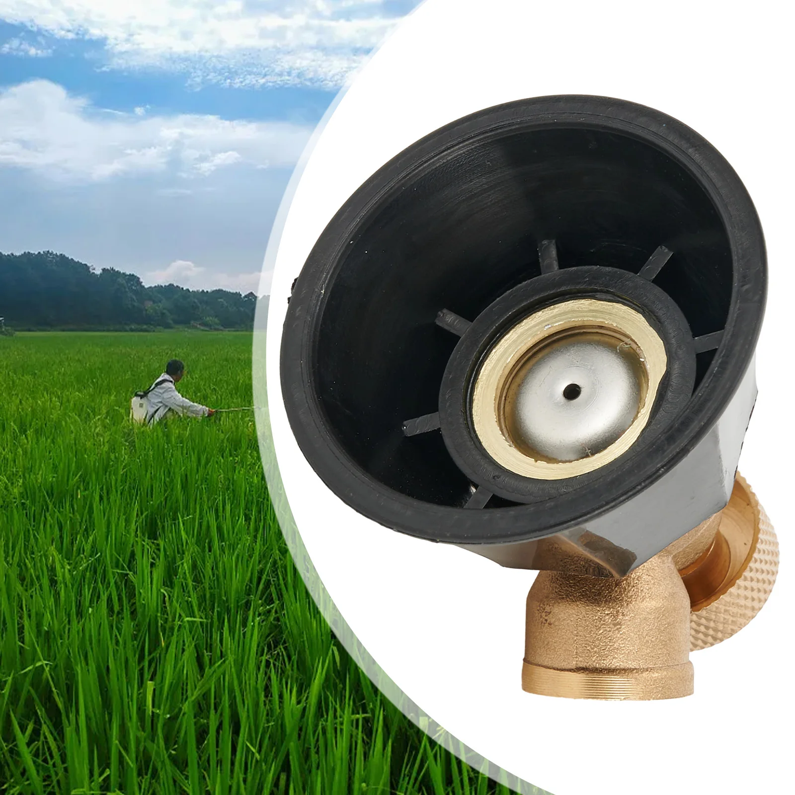 Garden Spray Adjustable Nozzle 5.5*4.6cm Atomization Black Copper Aluminum Core Multiple Modes Nozzle Replacements
Garden Spray Adjustable Nozzle 5.5*4.6cm Atomization Black Copper Aluminum Core Multiple Modes Nozzle Replacements