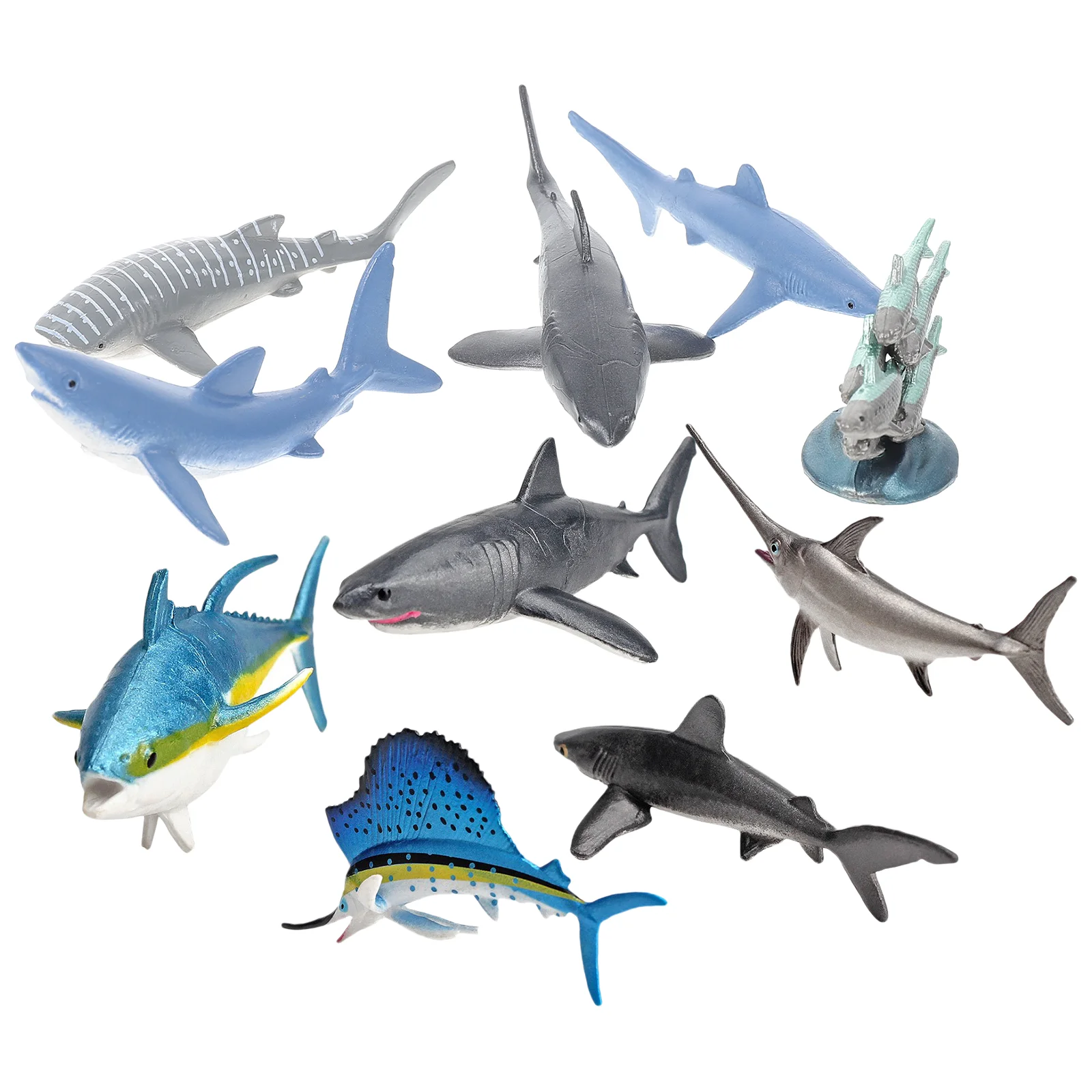 

Marine Fish Model Miniature Toys Animal Ornament Creative Ocean Creatures Figures Simulation Models