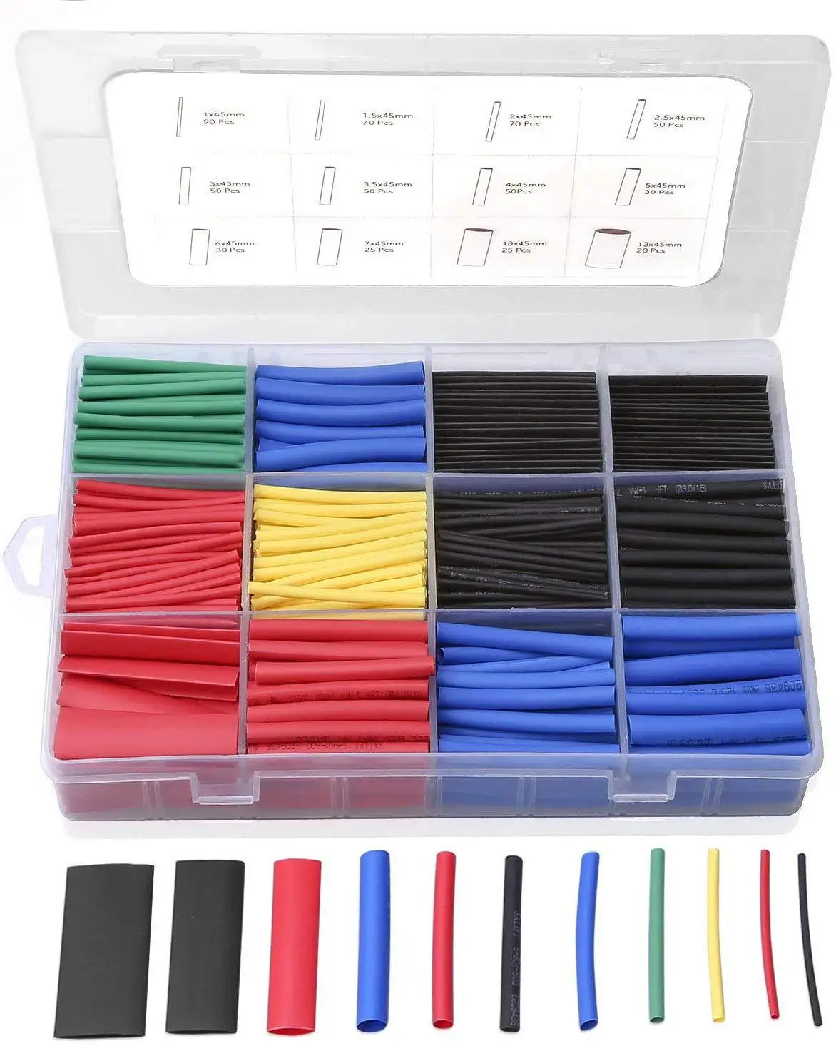 140-580psc Heat Shrink Tubing Electrical Connection Wire and Cable Insulation Sleeve Heat Resistant Heat Shrink Tubing Winding
140-580psc Heat Shrink Tubing Electrical Connection Wire and Cable Insulation Sleeve Heat Resistant Heat Shrink Tubing Winding