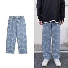Autumn Winter New Pants High Street Ins Tide Brand Jeans Men Loose Hiphop American Straight Print Harajuku Style
Autumn Winter New Pants High Street Ins Tide Brand Jeans Men Loose Hiphop American Straight Print Harajuku Style