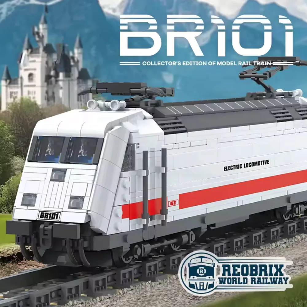 Creative IDEAS MOC Europe Germany BR101 Electric Locomotive Train Building Blocks Assembling Model Toys Steam Gift For Toy Creative IDEAS MOC Europe Germany BR101 Electric Locomotive Train Building Blocks Assembling Model Toys Steam Gift For Toy