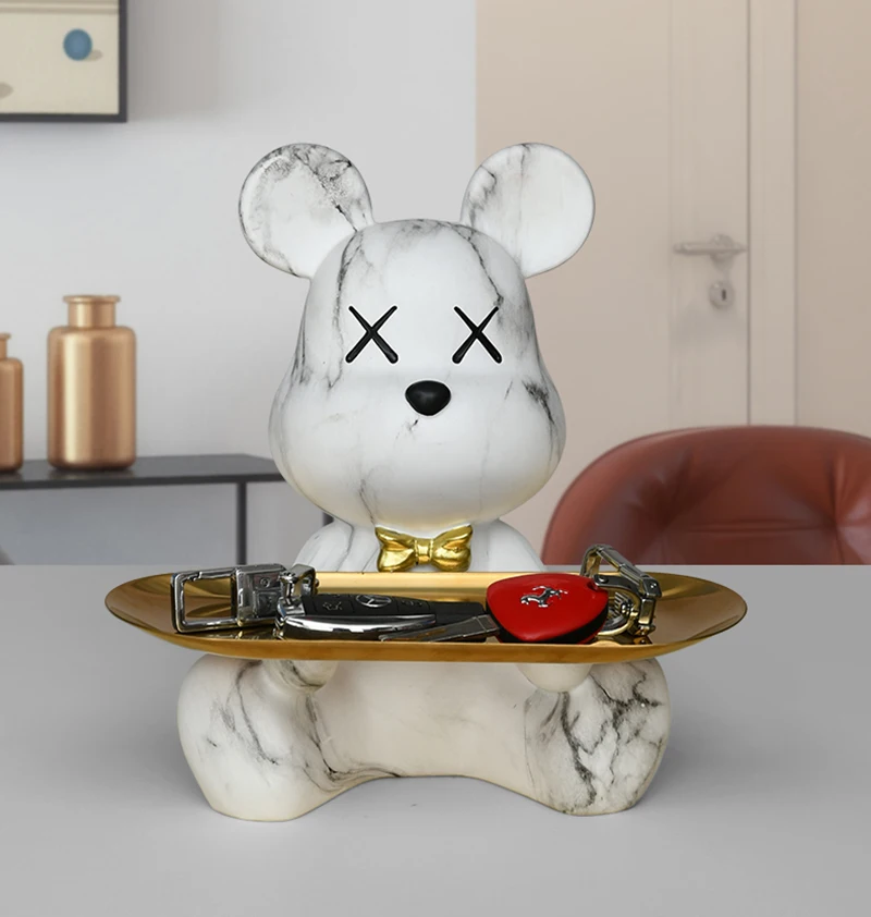 Graffiti Bear Figurine Home Decoration Animal Statue Keys Storage Shelf Modern Room Sculpture Table Decor Statues
Graffiti Bear Figurine Home Decoration Animal Statue Keys Storage Shelf Modern Room Sculpture Table Decor Statues