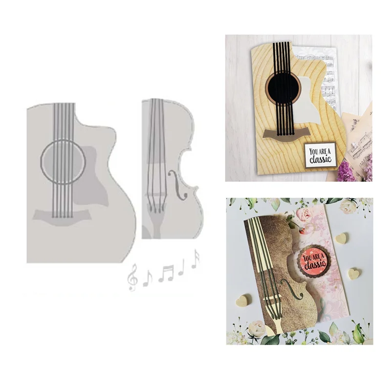 Guitar & Violin Card Front Die Set New 2022 Layering Metal Cutting Dies Scrapbooking For Paper Making Embossing Frame Card Craft
Guitar & Violin Card Front Die Set New 2022 Layering Metal Cutting Dies Scrapbooking For Paper Making Embossing Frame Card Craft