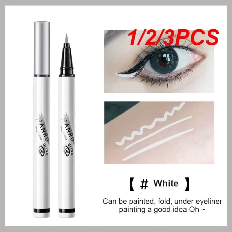 

1/2/3PCS Colorful Long-lasting Liquid Eyeliner Pen Waterproof Fast Pencil Cosmetic Double-ended Eye Liner Smooth MakeUp