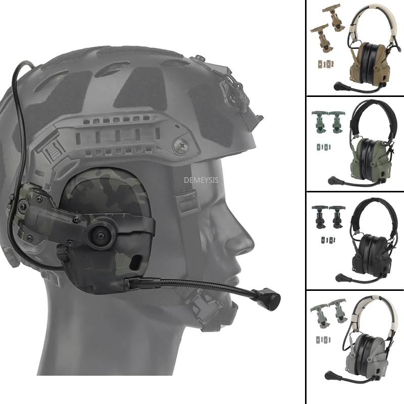 Tactical Headphone Foldable Outdoor Hunting Airsoft Communication Headset Shooting Paintball Combat Helmet Head Wearing Earmuff
Tactical Headphone Foldable Outdoor Hunting Airsoft Communication Headset Shooting Paintball Combat Helmet Head Wearing Earmuff
