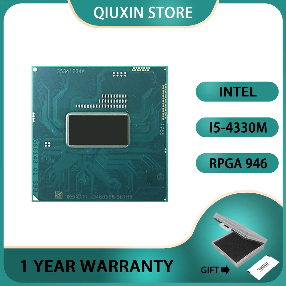 Intel Core i5-4330M i5 4330M SR1H8GHz Dual-Core Quad-Thread / rPGA946B CPU Processor 3M 37W Socket G3 2.8
Intel Core i5-4330M i5 4330M SR1H8GHz Dual-Core Quad-Thread / rPGA946B CPU Processor 3M 37W Socket G3 2.8