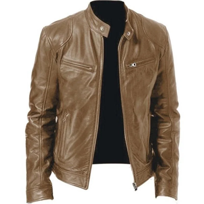 2024 Men's Leather Jacket Motorcycle Long Sleeve Coat Vintage Blazer Mens Jacket PU Leather 8 Colors
2024 Men's Leather Jacket Motorcycle Long Sleeve Coat Vintage Blazer Mens Jacket PU Leather 8 Colors
