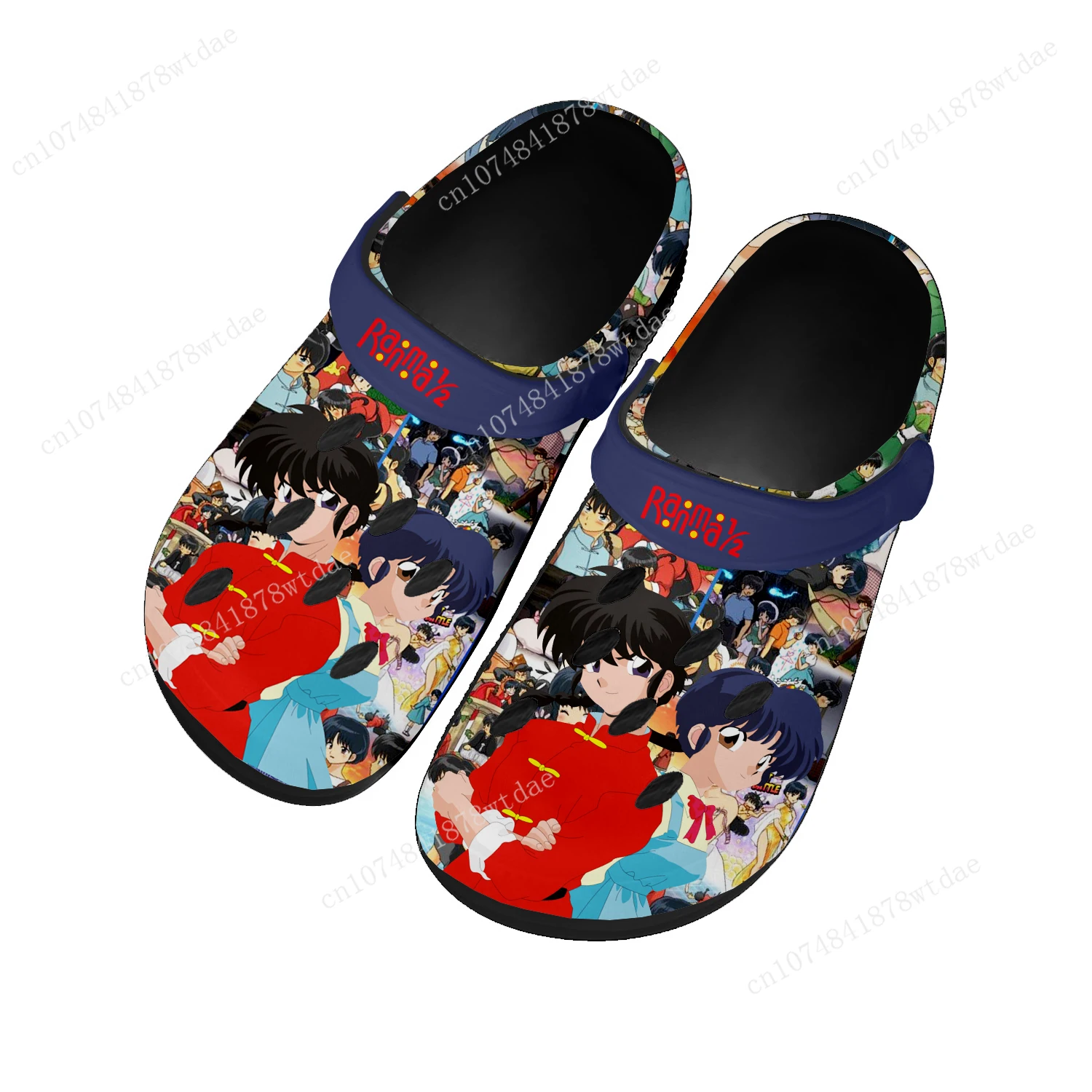 

Сабо Ranma 1/2 для дома, мужские и женские, подростковые, Tendo Akane, изготовленные на заказ, обувь для воды, комиксы, манга, сад, пляжные тапочки, сандалии