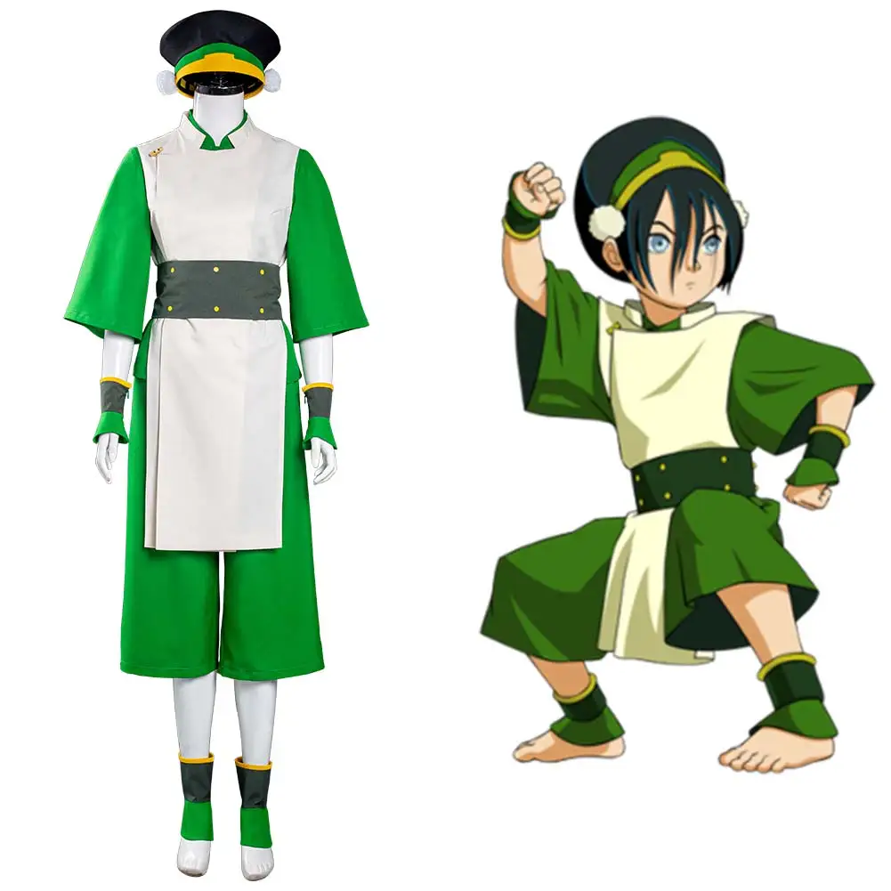 TAvatar:The Last Airbender Toph bengfang Cosplay Costume Vest Pants Outfits Halloween Carnival Suit
TAvatar:The Last Airbender Toph bengfang Cosplay Costume Vest Pants Outfits Halloween Carnival Suit