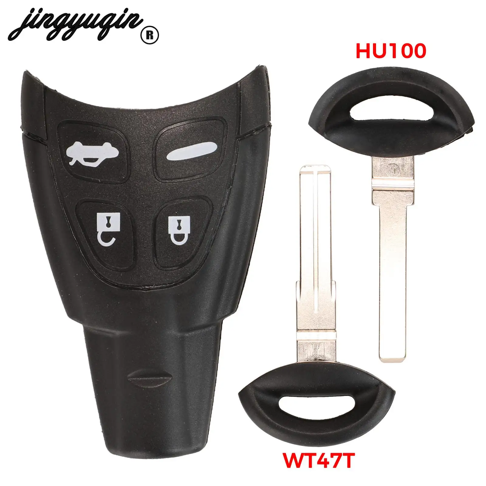 jingyuqin 4 Buttons For Saab 9-3 93 2003 2004 2005 2006 2007 Remote Smart Car Key Shell Case Replacement WT47T HU100 Blade Fob
jingyuqin 4 Buttons For Saab 9-3 93 2003 2004 2005 2006 2007 Remote Smart Car Key Shell Case Replacement WT47T HU100 Blade Fob