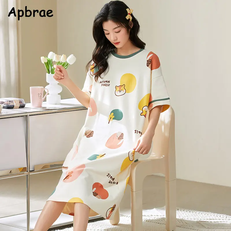 Plus Size 5XL Summer Girls Kawaii Women Nightgown Round Collar Fashion Homedress Soft Cotton Cat Printed Lingerie Night Gown
Plus Size 5XL Summer Girls Kawaii Women Nightgown Round Collar Fashion Homedress Soft Cotton Cat Printed Lingerie Night Gown