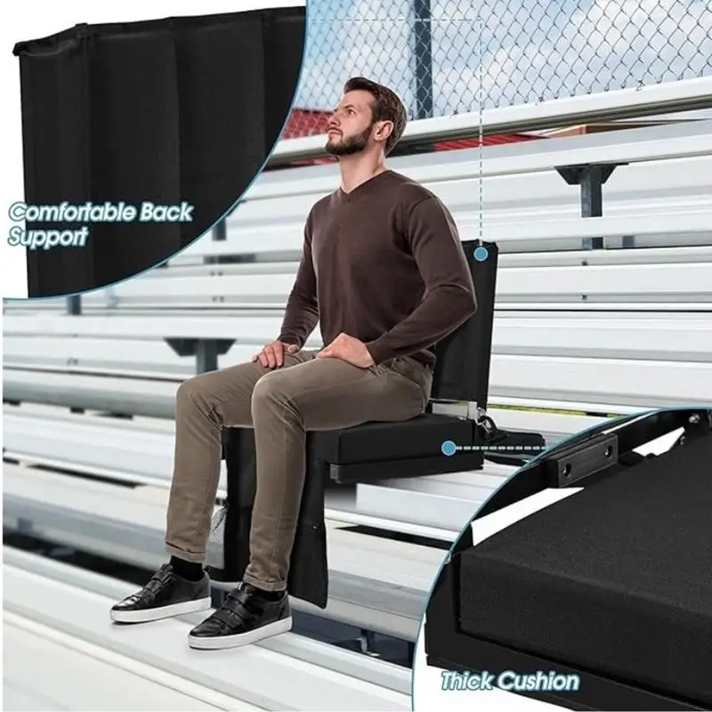 Foldable Stadium Seat Cushion Portable Seat Pads Folding Chair With Backrest Soft Sponge Cushion Back Chair For Stadium fishing
Foldable Stadium Seat Cushion Portable Seat Pads Folding Chair With Backrest Soft Sponge Cushion Back Chair For Stadium fishing