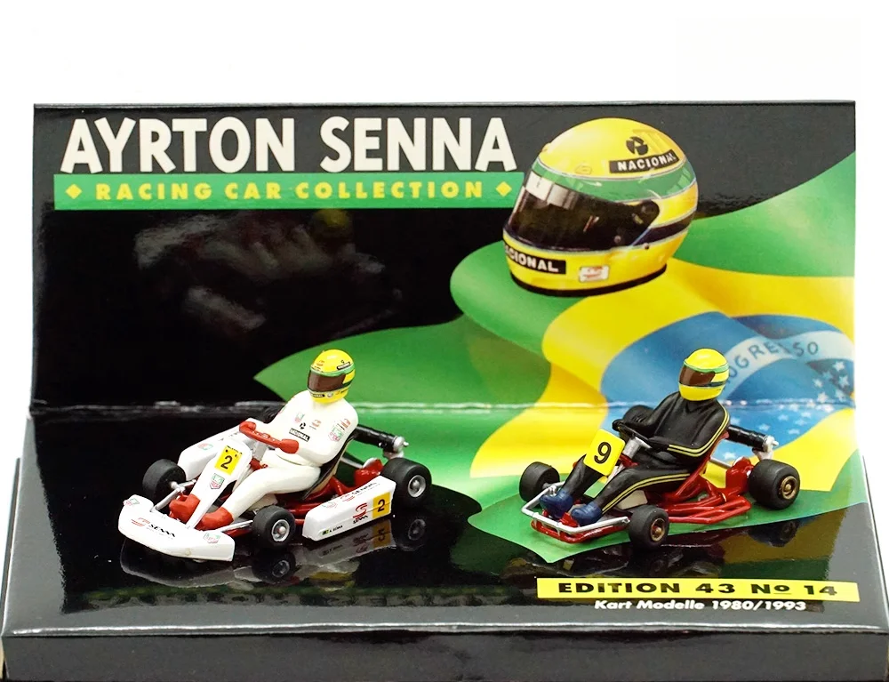 Minichamps 1:43 F1 SENNA Kart Championship 1980/1993 Champion Simulation Limited Edition Resin Metal Static Car Model Toy Gift
Minichamps 1:43 F1 SENNA Kart Championship 1980/1993 Champion Simulation Limited Edition Resin Metal Static Car Model Toy Gift