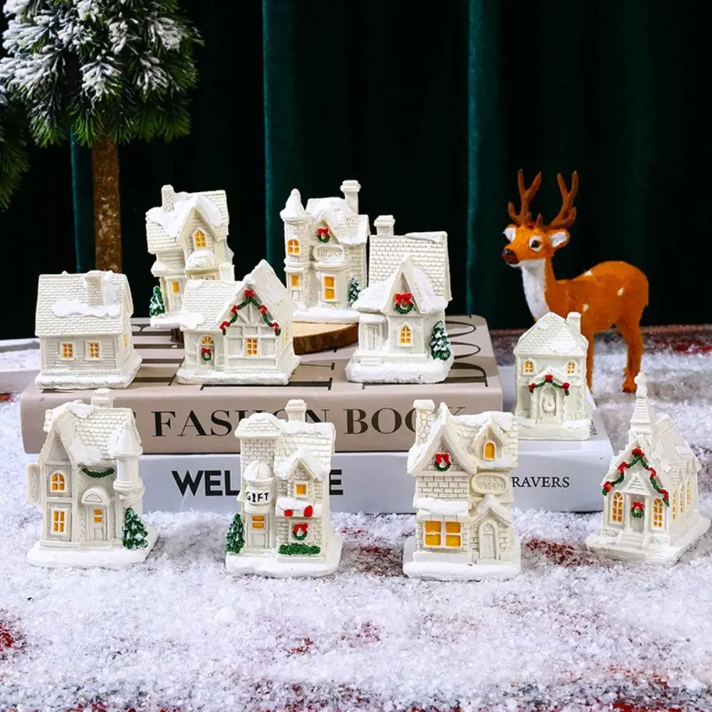 Christmas Decoration Xams Ornaments For Home Decor LED Lighted Resin Winter Miniature Village House Building Table Decorations
Christmas Decoration Xams Ornaments For Home Decor LED Lighted Resin Winter Miniature Village House Building Table Decorations