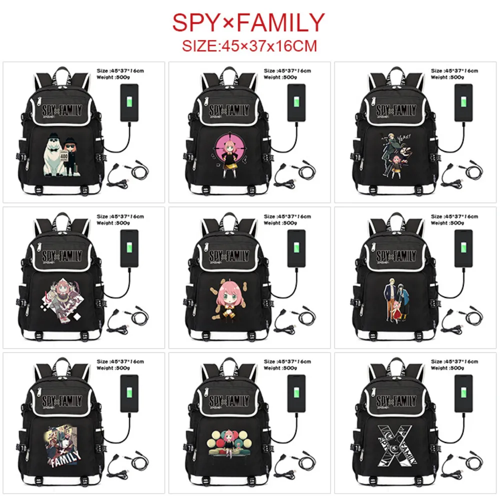 Men Women Backpack Anime SPY×FAMILY Anya Forger Backpacks Black Rucksack Travel Shoulder Bags Fashion Outdoor Bag Teens Mochila
Men Women Backpack Anime SPY×FAMILY Anya Forger Backpacks Black Rucksack Travel Shoulder Bags Fashion Outdoor Bag Teens Mochila