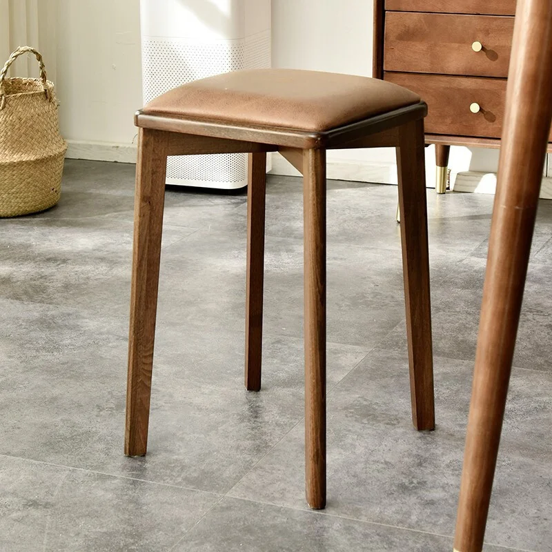 Nordic Chairs Simple Dining Stool Solid Wood Material Kitchen Chair Soft Cushion Living Room Furniture Multi-scene Suitable For
Nordic Chairs Simple Dining Stool Solid Wood Material Kitchen Chair Soft Cushion Living Room Furniture Multi-scene Suitable For