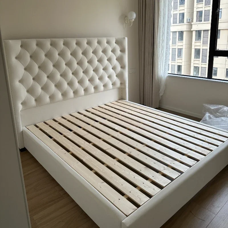 Modern Minimalist Pull Buckle Light Luxury Master Bedroom Bed Ins Trending Girl Princess Bed Marriage Bed
Modern Minimalist Pull Buckle Light Luxury Master Bedroom Bed Ins Trending Girl Princess Bed Marriage Bed