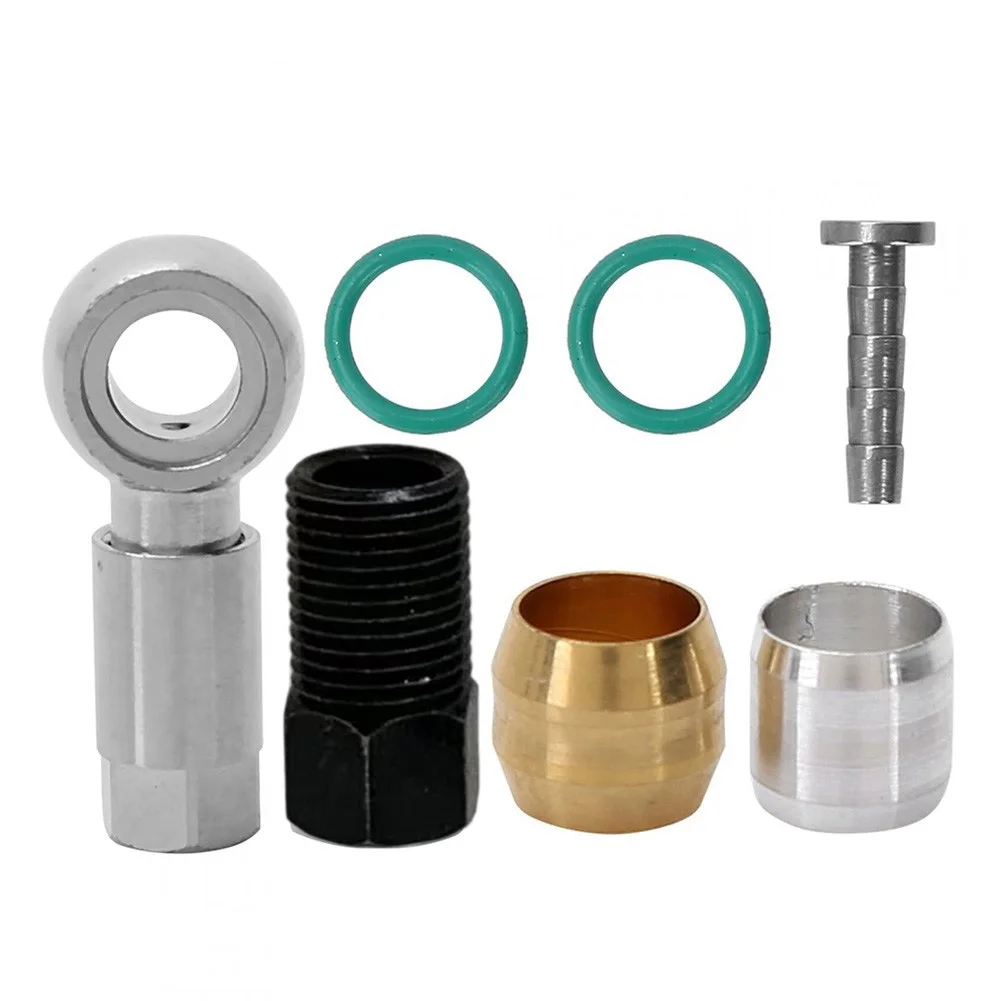 1x CABLE END BANJO SET Connect Insert FOR Shimano Hydraulic Disc Brake Hose BH90 Banjo Connector Oil Needle Olives Sealing Ring
1x CABLE END BANJO SET Connect Insert FOR Shimano Hydraulic Disc Brake Hose BH90 Banjo Connector Oil Needle Olives Sealing Ring