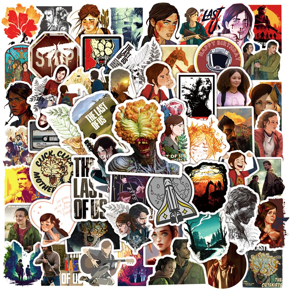 10/30/50pcs Game The Last of US Stickers for Motorcycle Skateboard Laptop Car Waterproof PVC Cool Graffiti Sticker Kids Decals
10/30/50pcs Game The Last of US Stickers for Motorcycle Skateboard Laptop Car Waterproof PVC Cool Graffiti Sticker Kids Decals