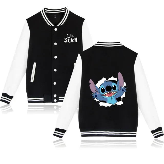 Lilo Stitch Baseball Jacket Men Women Hip Hop Harajuku Jackets Streetwear Kids Boys Girls Loose College Coats
Lilo Stitch Baseball Jacket Men Women Hip Hop Harajuku Jackets Streetwear Kids Boys Girls Loose College Coats