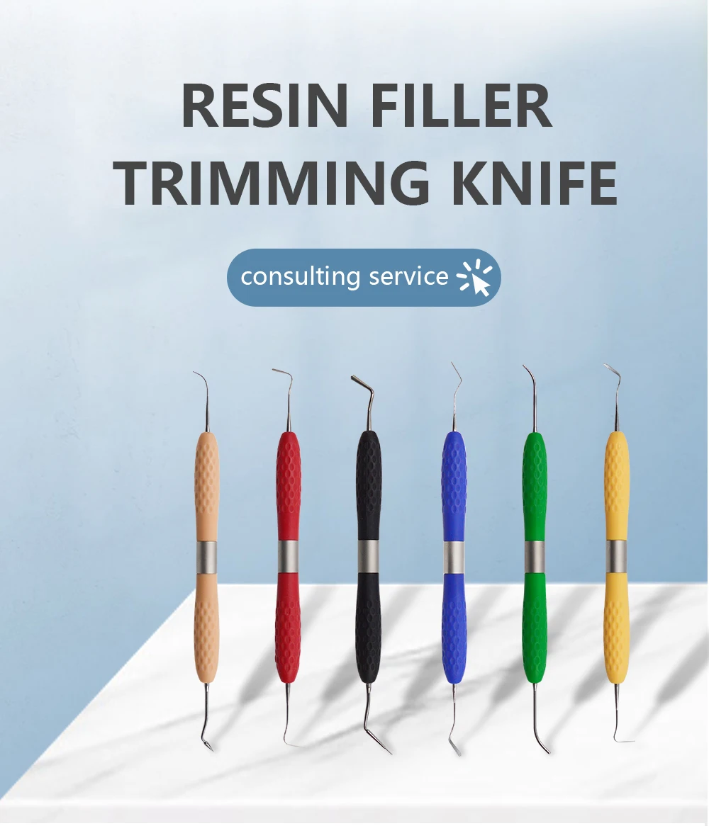 Resin Filler trimming Repair instrument tools Composite Resin Filling Spatula Titanium Plated Head Filler Aesthetic Restoration
Resin Filler trimming Repair instrument tools Composite Resin Filling Spatula Titanium Plated Head Filler Aesthetic Restoration