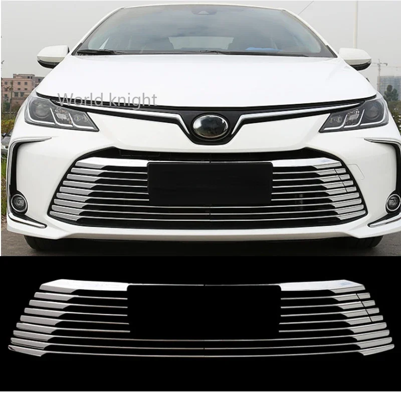 for Toyota Corolla Altis 2019 2020 2021 Chrome Front Bumper Grille Moulding cover trim Car styling
for Toyota Corolla Altis 2019 2020 2021 Chrome Front Bumper Grille Moulding cover trim Car styling