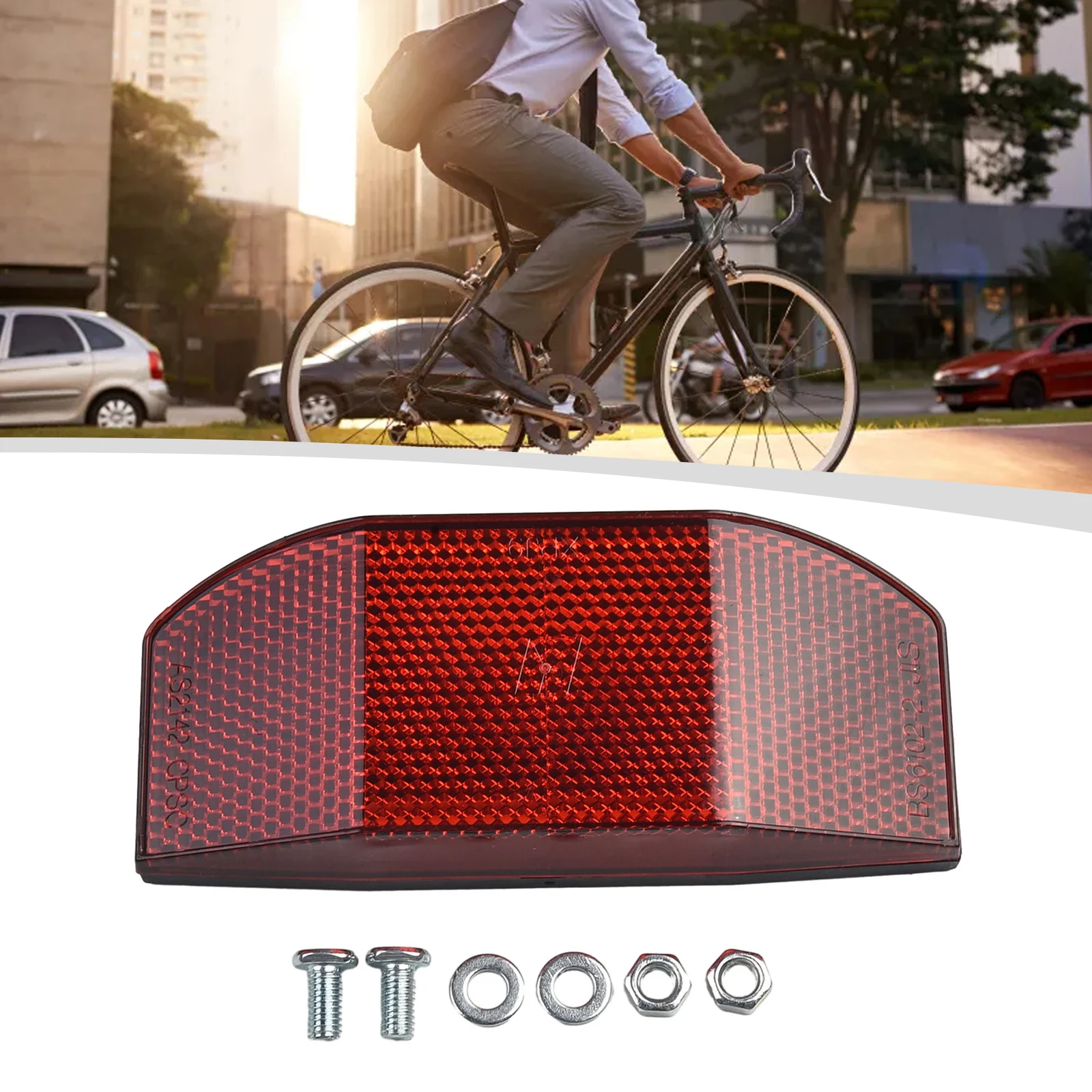 Bike Parts Wide Reflector Bicycle Rack Reflector Mountain Bike Rear Tail Light Wide Visibility For Mountain Bike
Bike Parts Wide Reflector Bicycle Rack Reflector Mountain Bike Rear Tail Light Wide Visibility For Mountain Bike